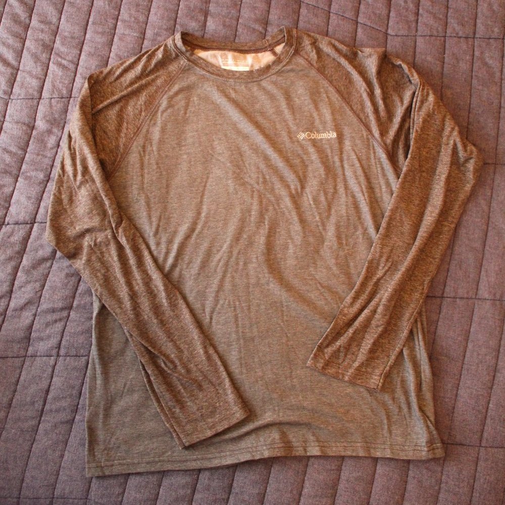 Columbia Long Sleeve Baseball Tee